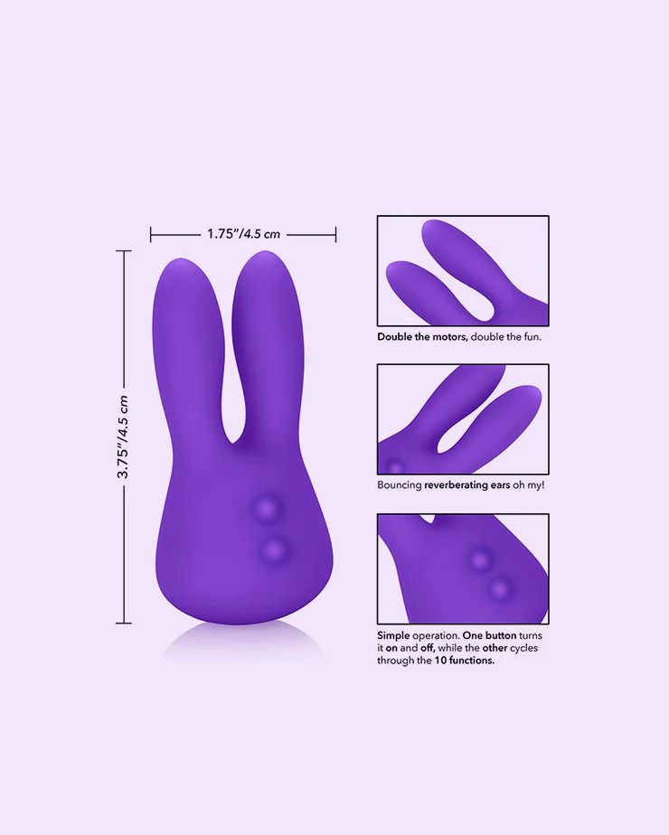 Bunny Purple - Rechargeable Vibrator - Image 2