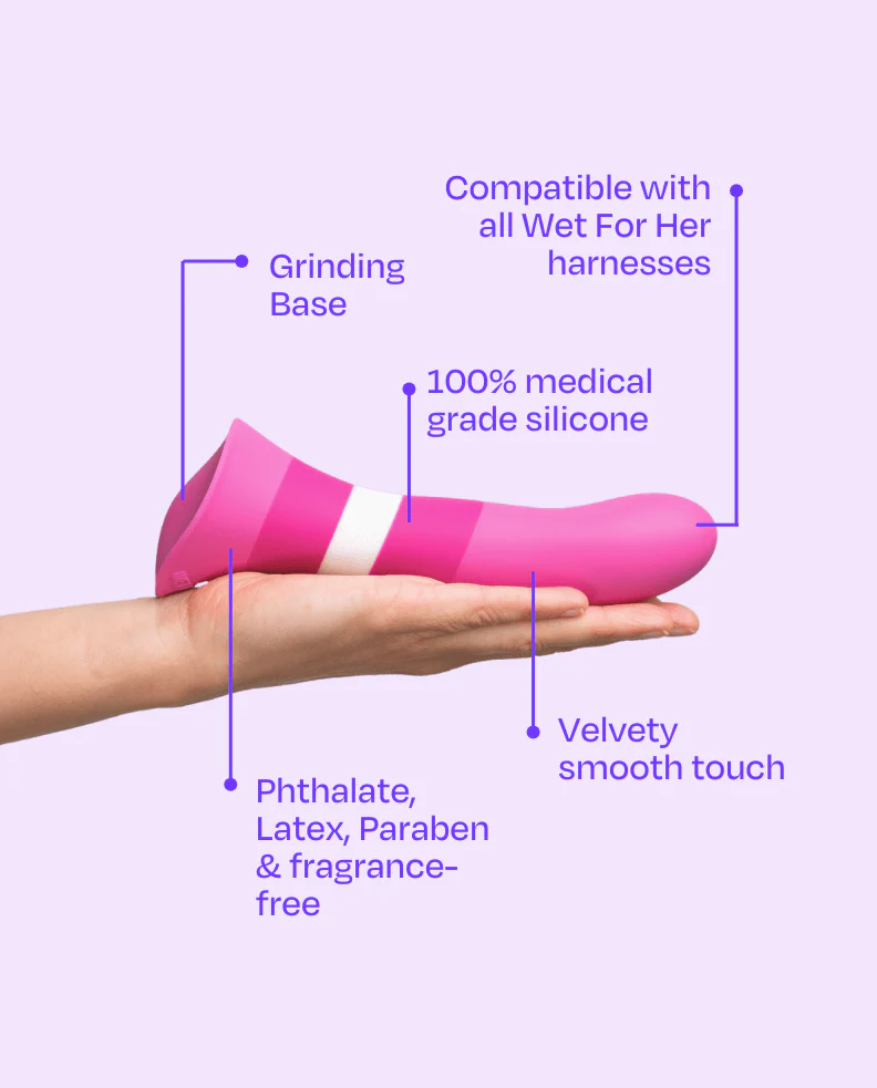 Lesbian Delight Fusion - Strap-On Dildo with Grinding Base™ - Image 2