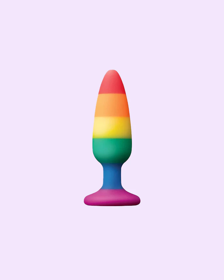 Rainbow Pride Silicone - Anal Plug