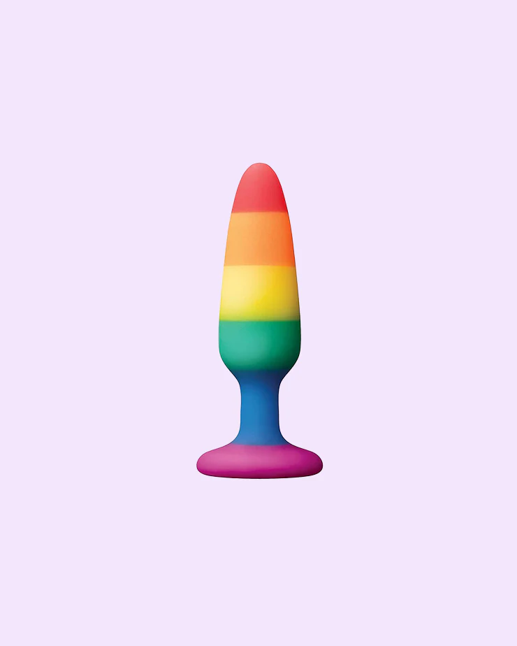 Rainbow Pride Silicone - Anal Plug - Image 2
