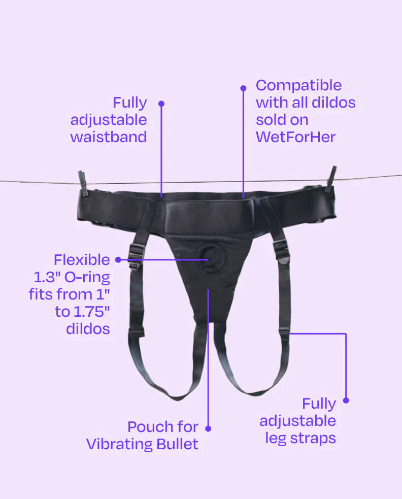 Jock-Style (No Logo) - Adjustable Strap-On Harness - XS-5X - Image 2
